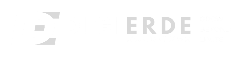 DigiErde Solutions White Logo